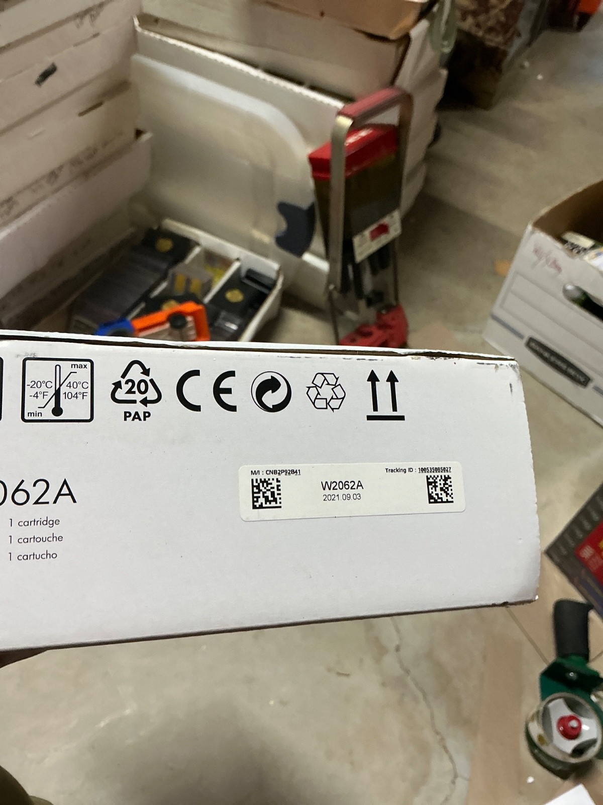 Genuine HP 116A W2062A Yellow Toner Cartridge Free Shipping