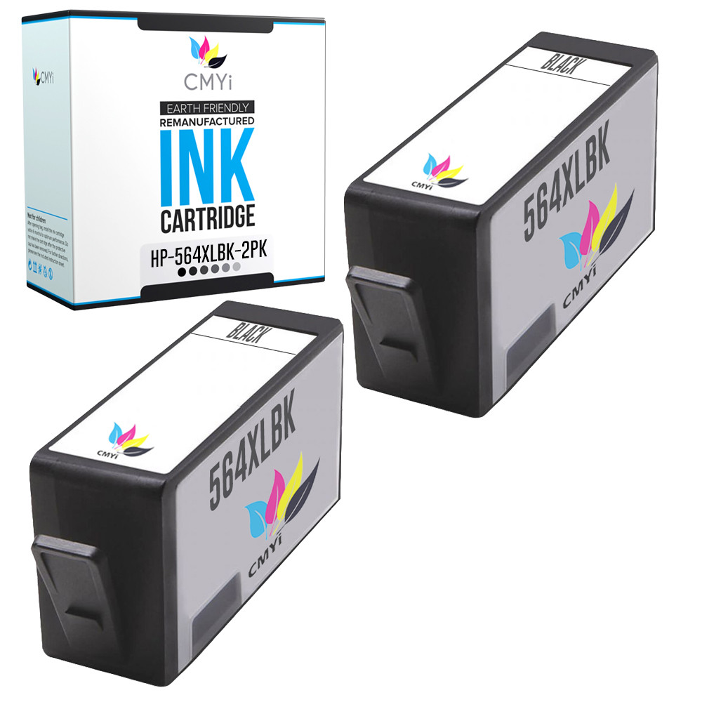 Replacement Ink Cartridges for HP 564XL Black 564 XL Cartridge CN684WN CB321WN