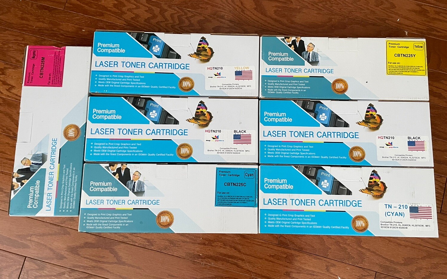 7Pack Toner for Brother Printers (see Photos For Printer Compatibility) NIB