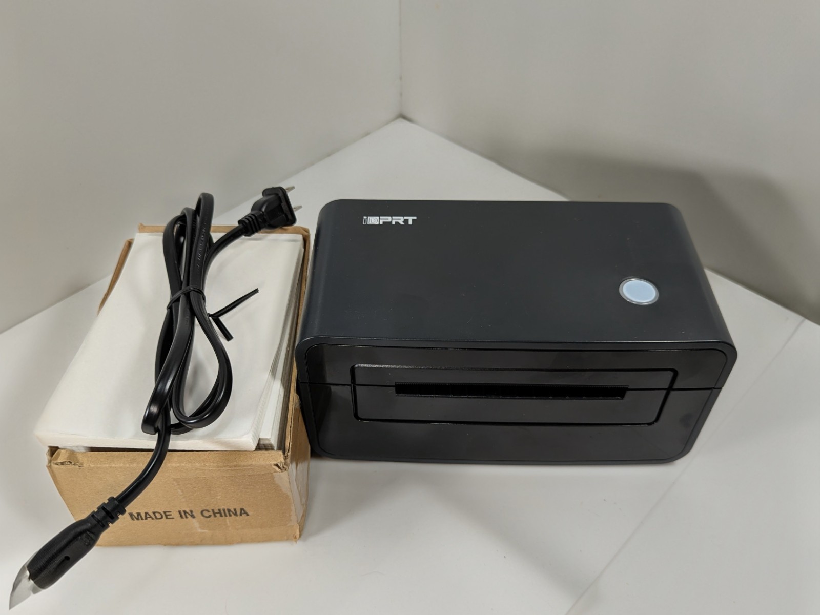 iDPRT SP410 Thermal Shipping Label Printer 4×6 w/1000 Label New Unused in Box