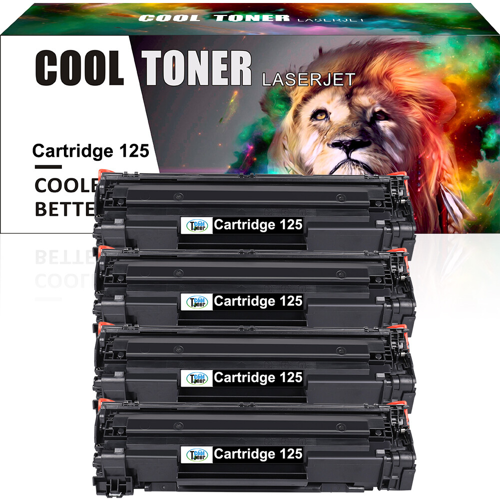 4 PK CRG125 Toner for Canon ImageClass LBP6000B LBP6018 LBP6018W LBP6000 MF3010
