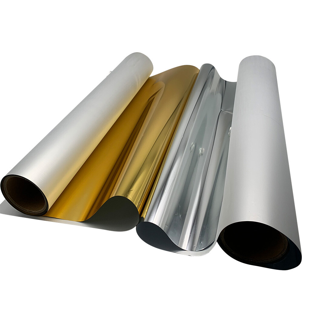 CALCA 24in x 164ft DTF Gold / Silver DTF Foil Film Roll DTF Film Cold Peel