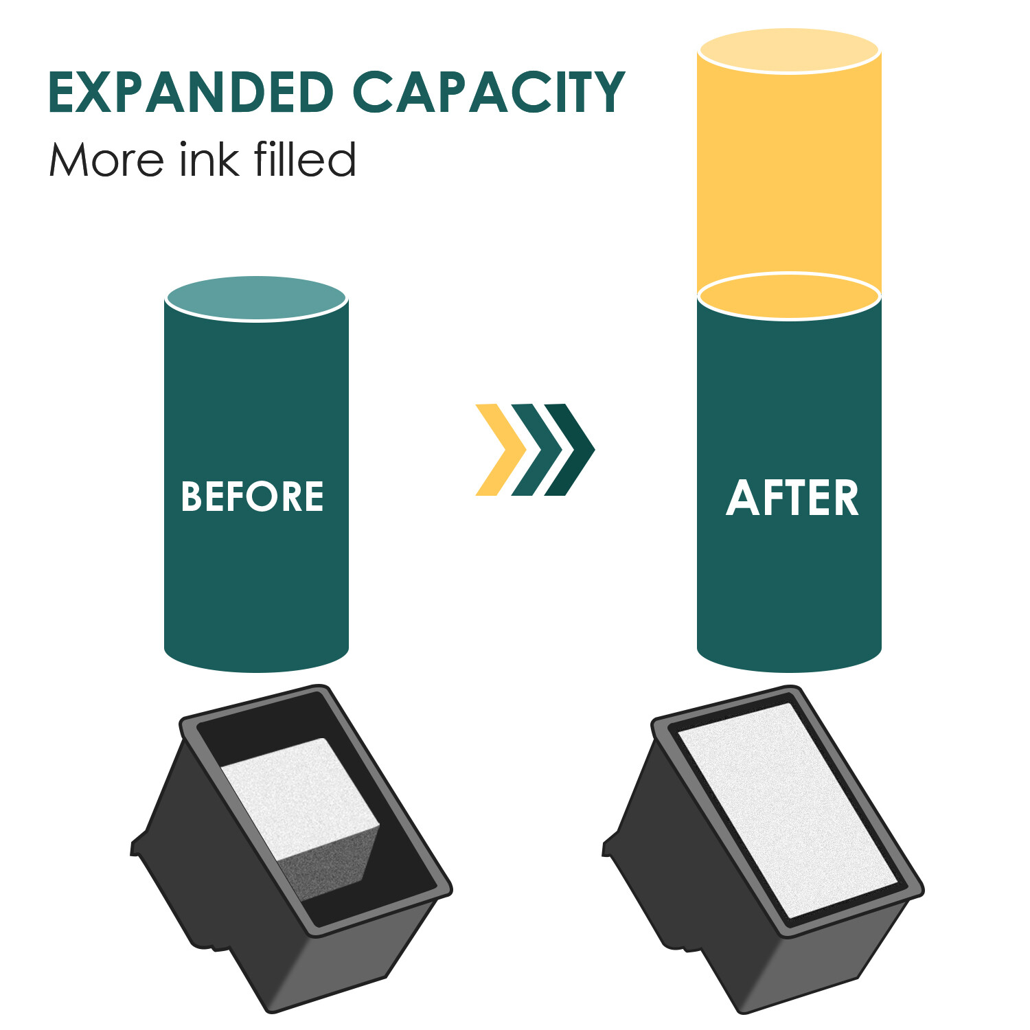 67XL Ink Cartridge 67-XL Ink for HP Deskjet 2700 2755 4155 2720e Envy 6055 6020e