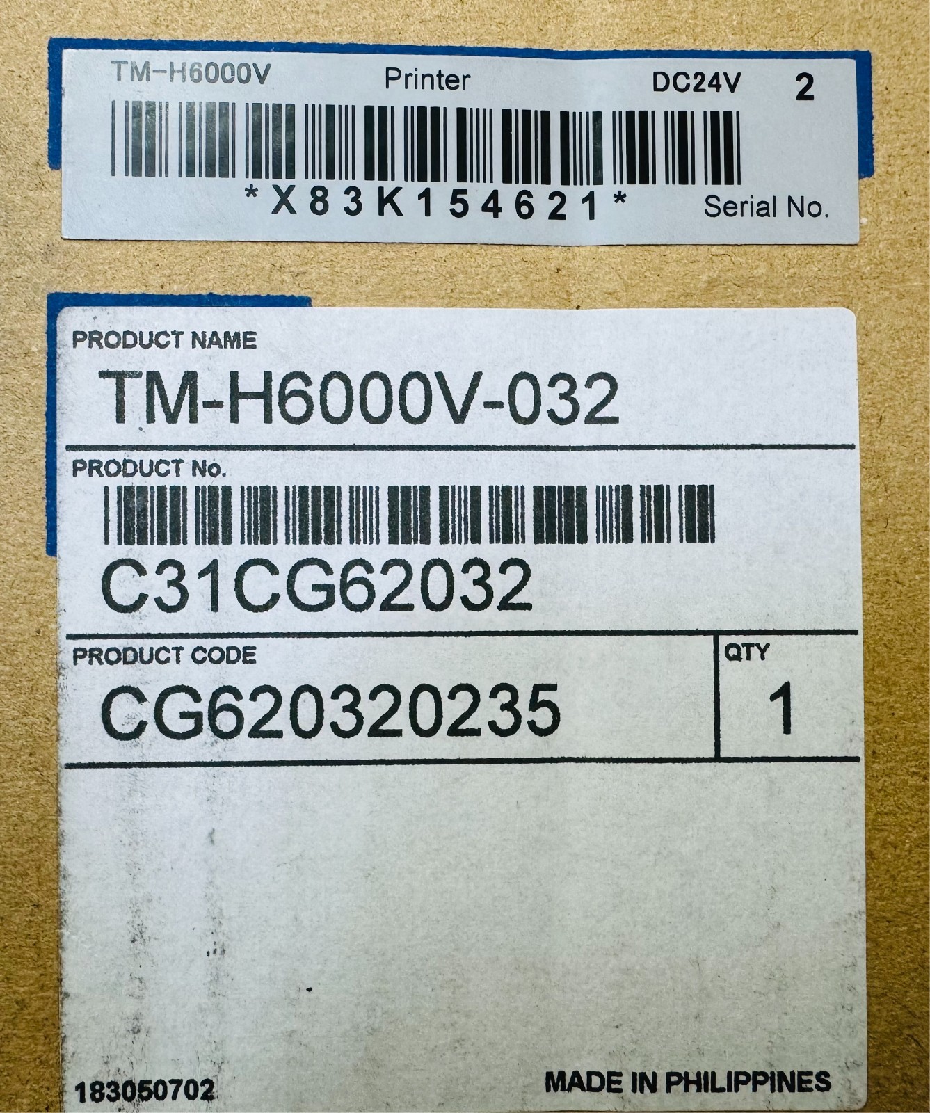Epson TM-H6000V-032 Receipt POS Printer Multi-Function Desktop