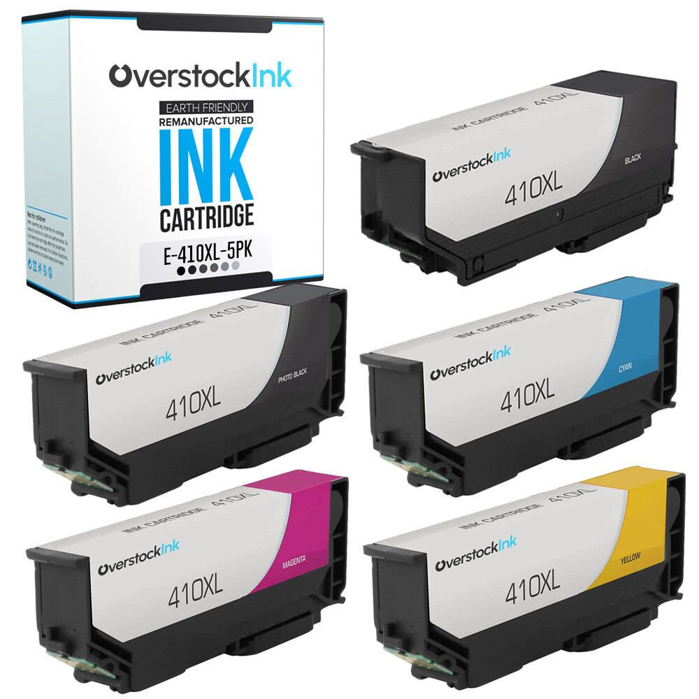 Replacement for Epson 410XL 410 XL Ink Catridges Fits Expression Premium Printer