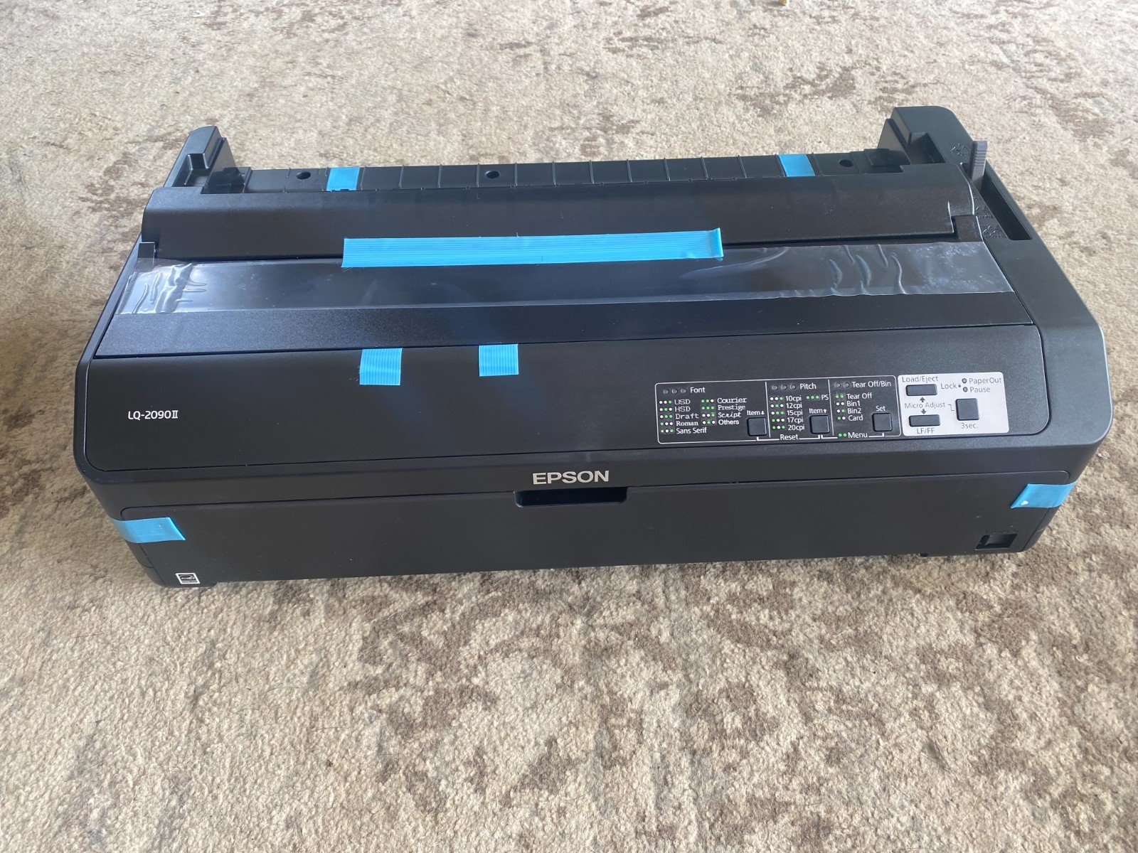 ✨Epson LQ-2090II 24-Pin Wide-Format Dot Matrix Open Box – New