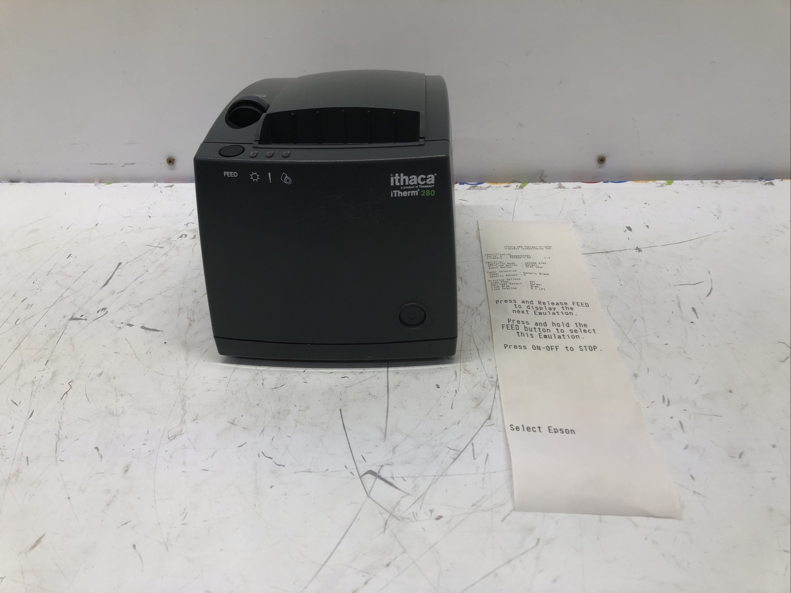 TransAct Ithaca iTherm 280 MOD 280-UL-1 Thermal POS Receipt Printer *TESTED*
