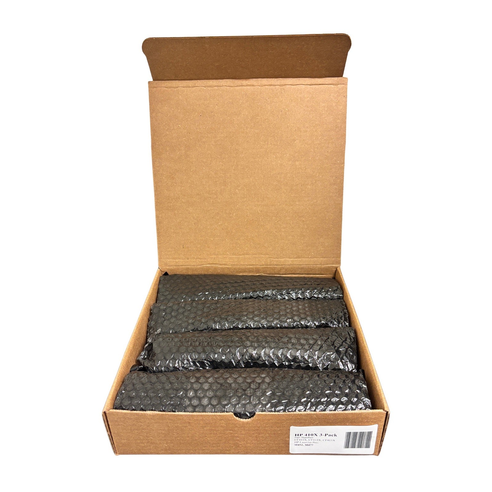 HP 410X High Yield 3-Pack Original LaserJet Toner Cartridge Set (CF411X, CF412X