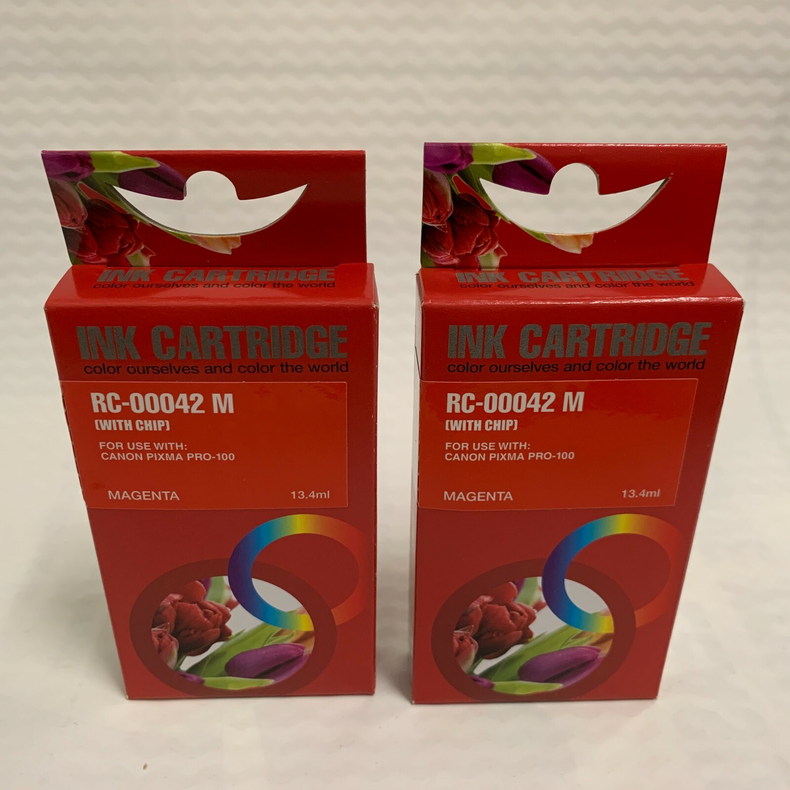 2PK New Magenta Ink Cartridges For Canon CLI42 CLI-42 Canon PIXMA PRO-100 Pro100
