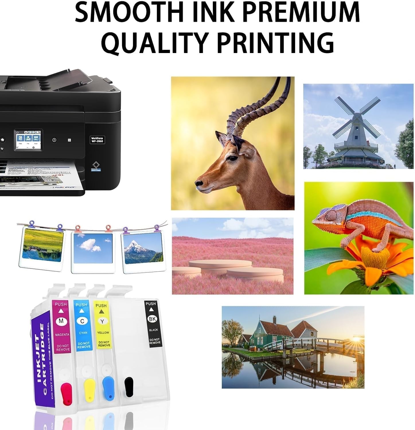 Sublimation Ink Refill Bottles, Sublimation Ink Cartridges 4 Pack | Refillabl…