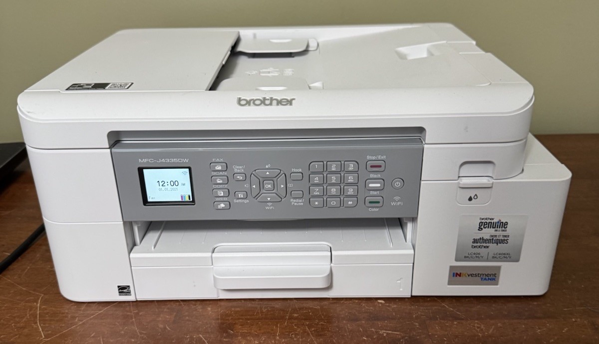 Brother INKvestment MFC-J4335DW Wireless All-in-One Color Printer-READ DETAILS