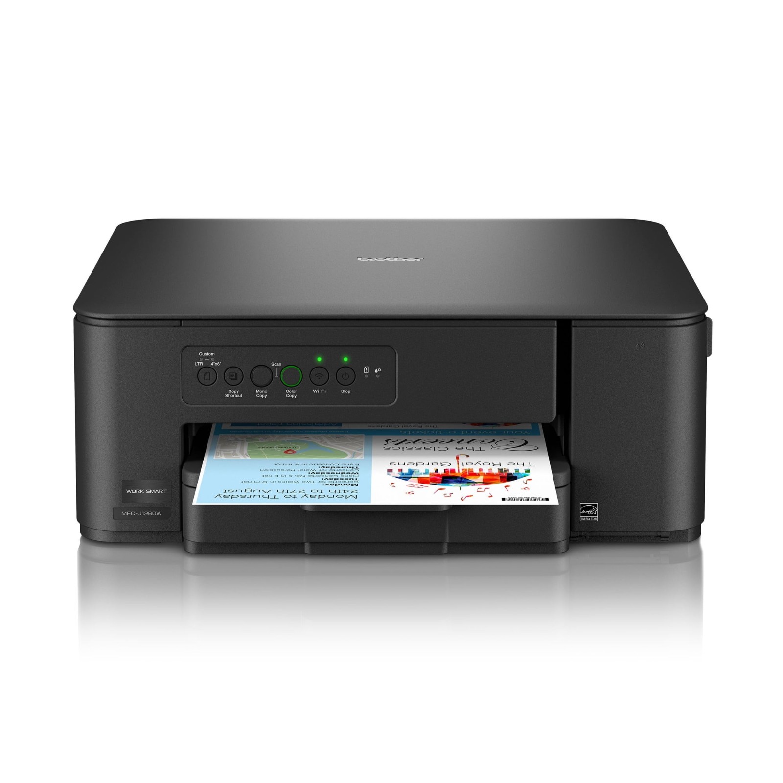 Brother Work Smart MFC-J1260W WiFi Printer Scanner Copier FREESHIP