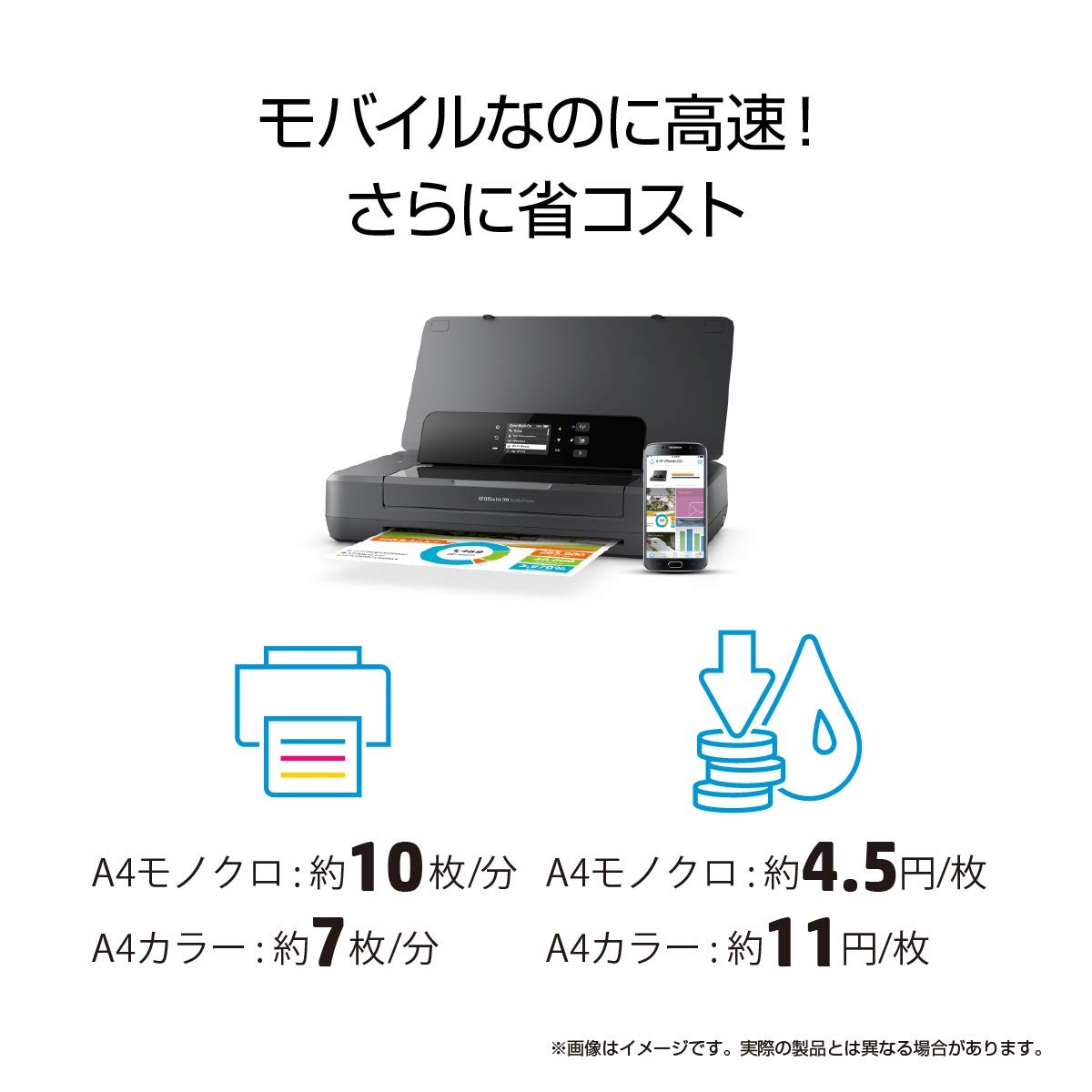 HP OfficeJet 200 Mobile Wireless Inkjet Printer Compact Portable WiFi