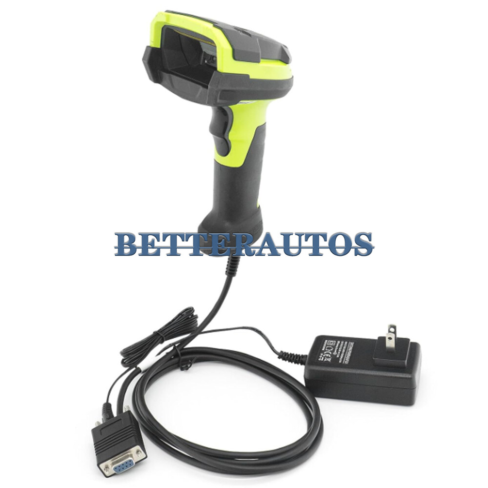 RS232 Serial Cable with 12V Power Supply For Zebra LI3678 DS3678 6.5FT(2M) 9Pin