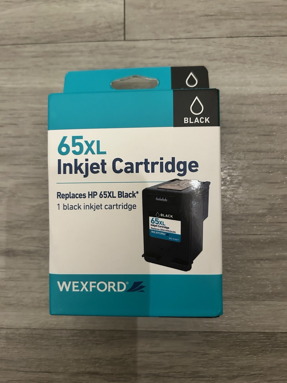 Wexford 65XL Inkjet Cartridge Black, (Replaces HP 65XL Black), NIB Sealed