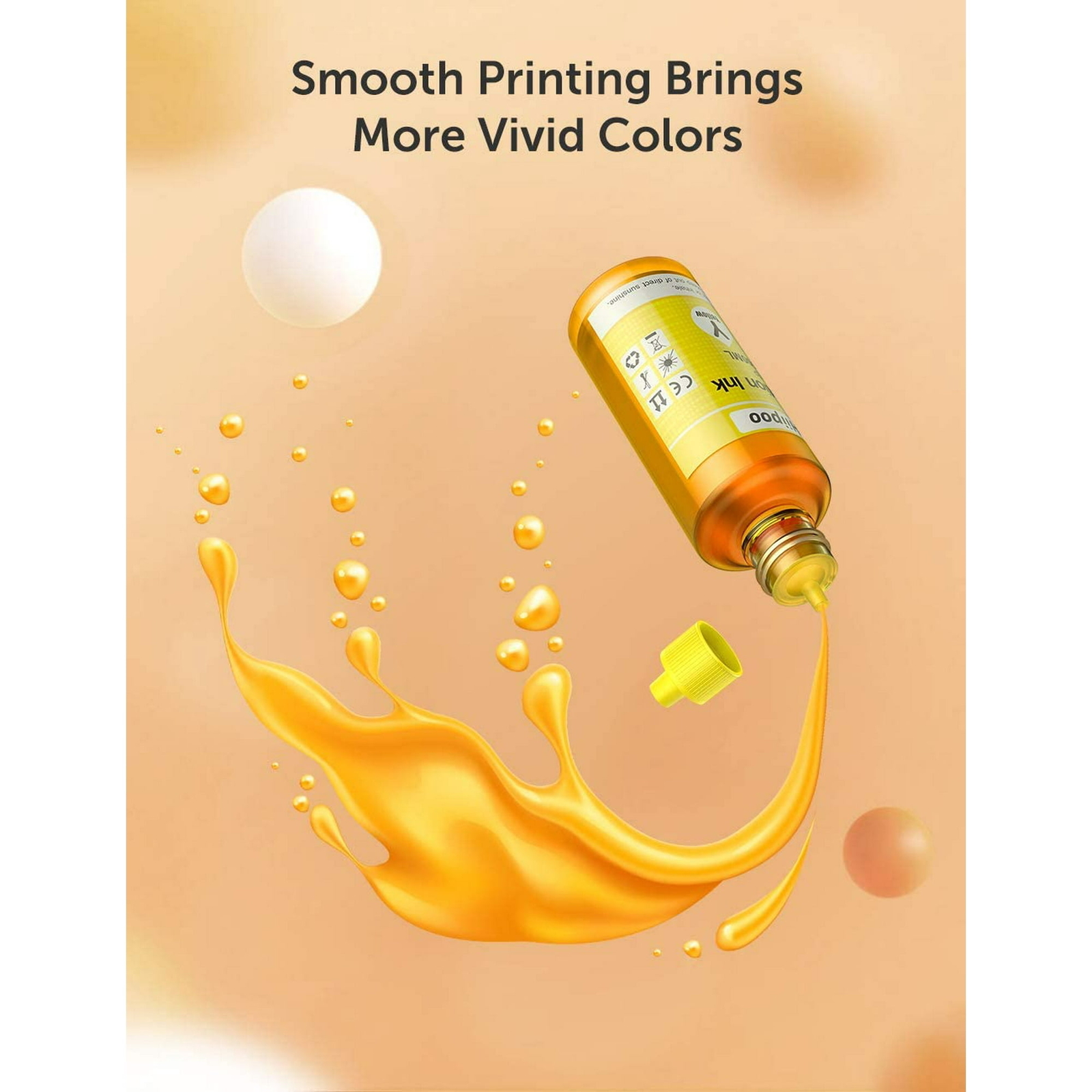 Hiipoo Sublimation Ink Refilled Compatible with Ecotank WF7710 ET2720 ET2760 C88