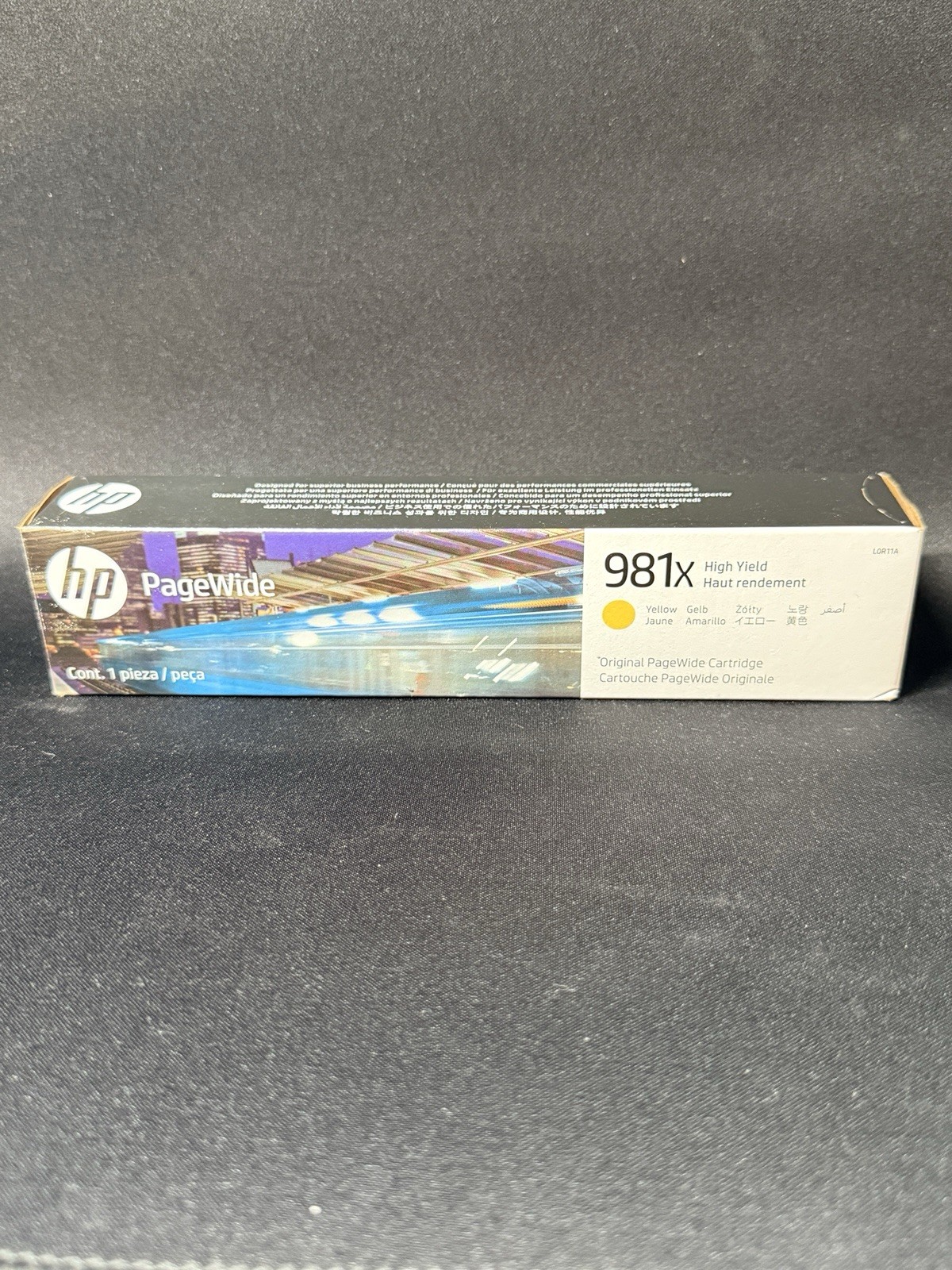 Genuine HP 981X PageWide High Yield YELLOW Ink Cartridge L0R11A Sealed 10/2027