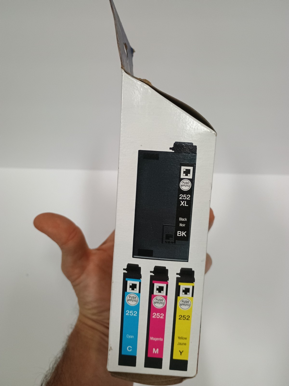 Epson 252XL/252 (T252XL-BCS) 4 PACK Black/Tri-Color Ink Cartridge Exp 10/2019