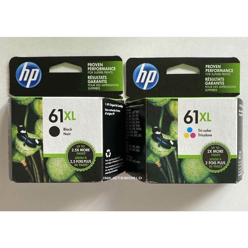 HP 61XL Combo Set Retail Box Genuine HP 61XL Not Expired