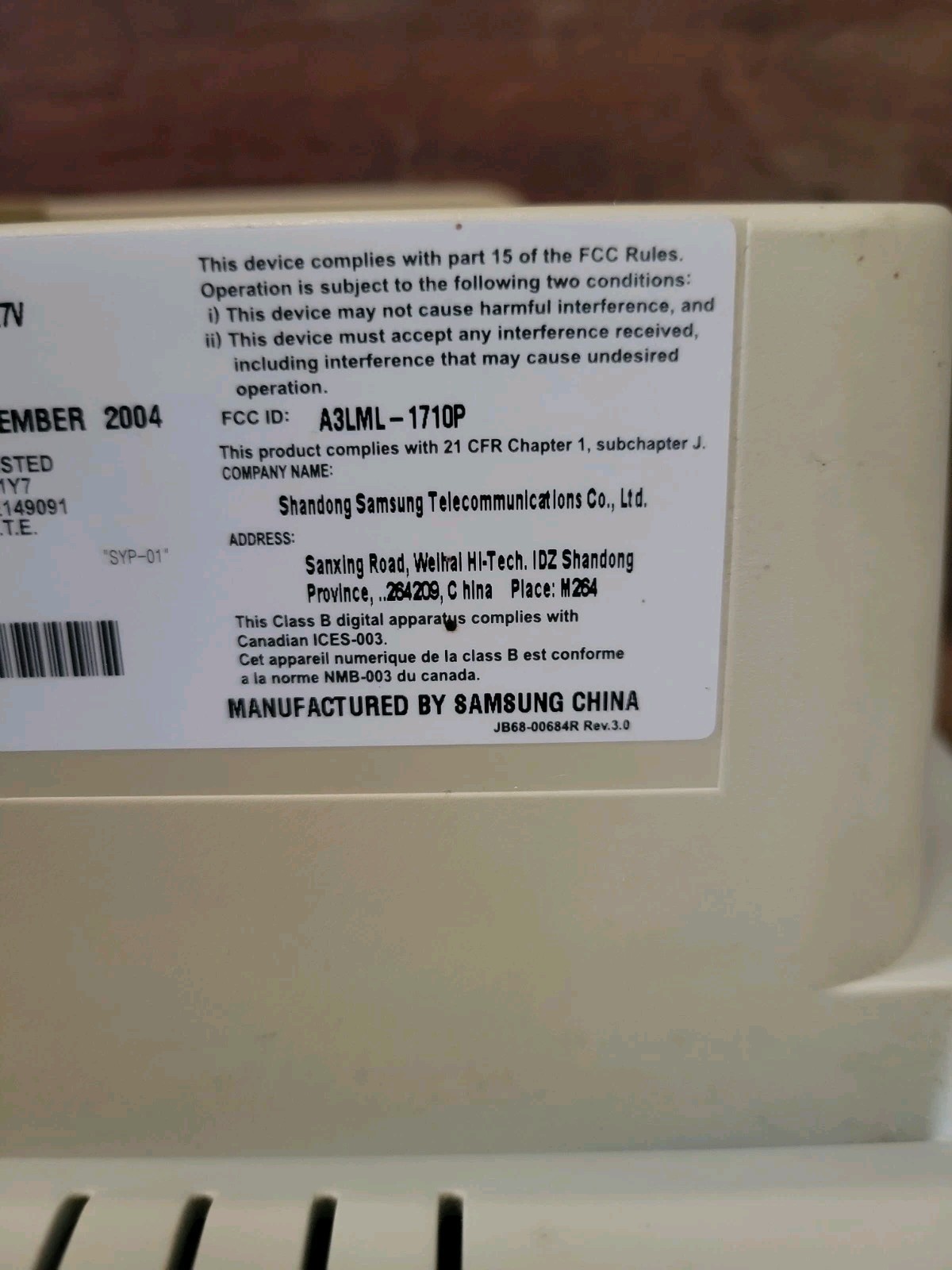 Samsung ML-1740 Office Monochrome Laser Printer Tested Please Read Pre-owned