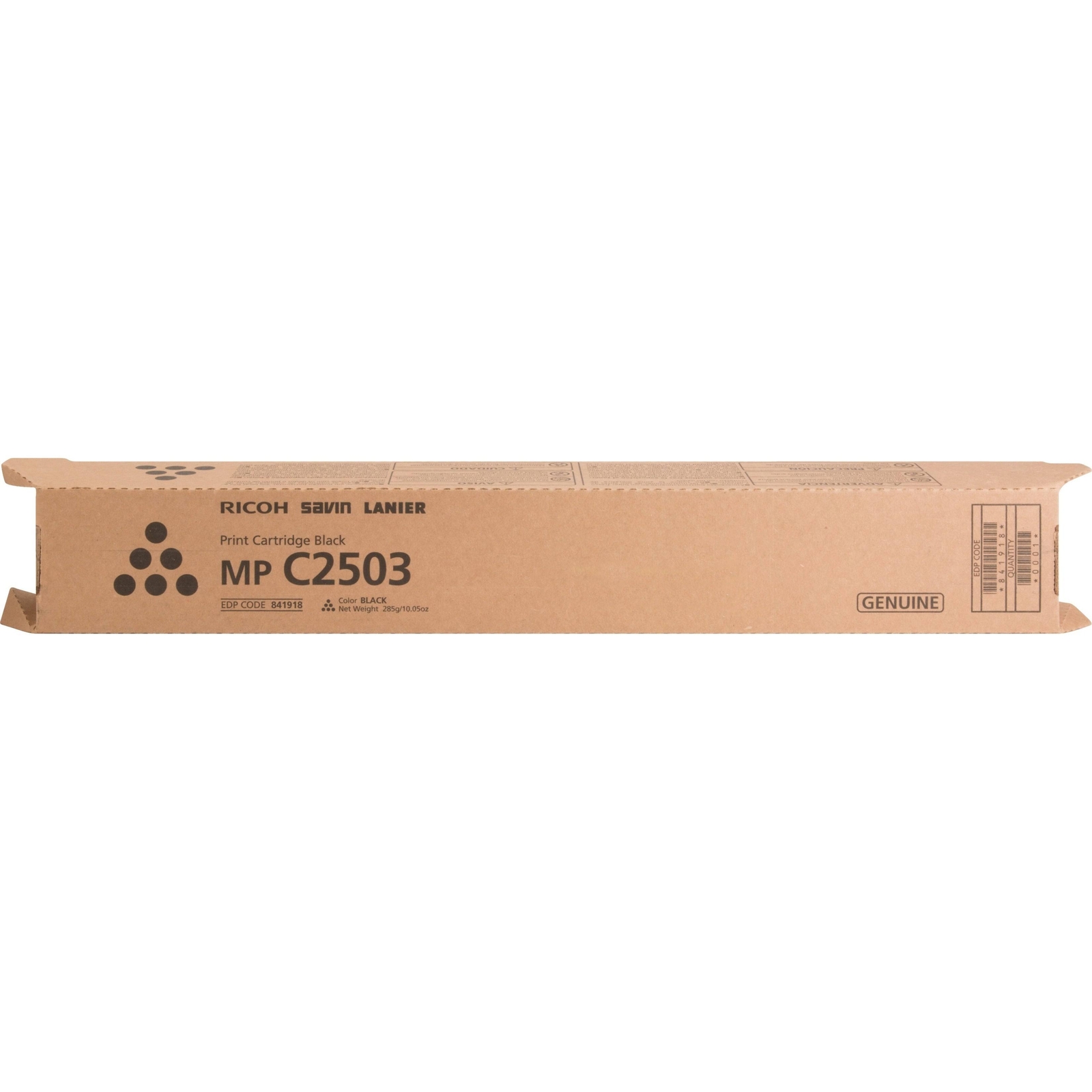 Genuine Ricoh MP C2503 Black Toner Cartridge 841918,