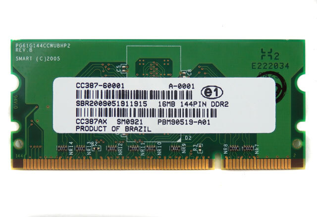 HP CC387-60001 16MB 144 Pin DDR2 Printer Memory CC387AX