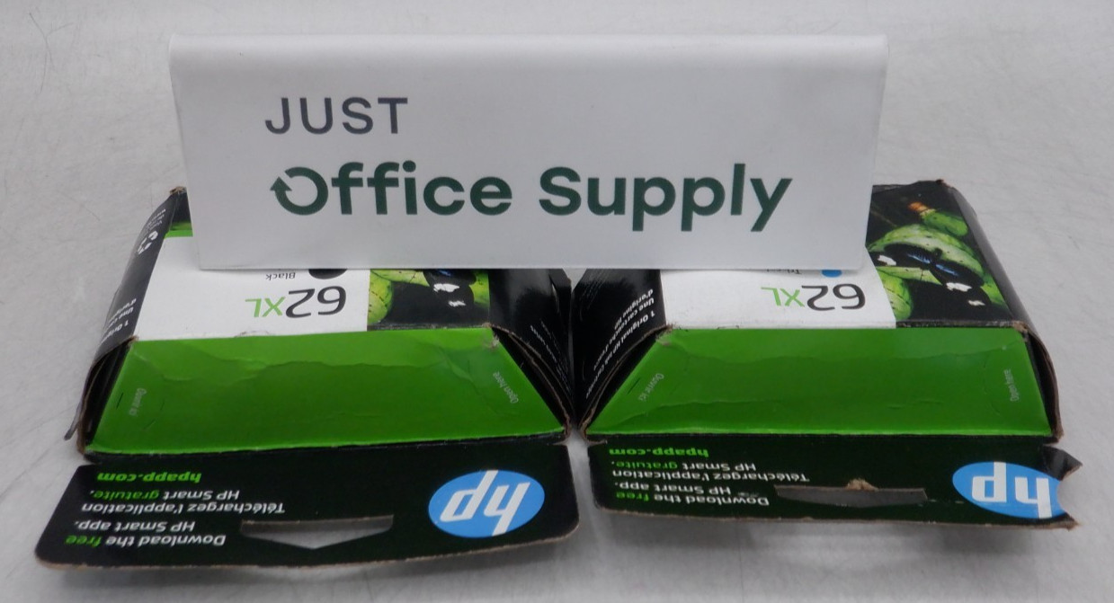 Genuine OEM HP 62XL Black-62XL Tri-color Ink Cartridge FREE SHIPPING