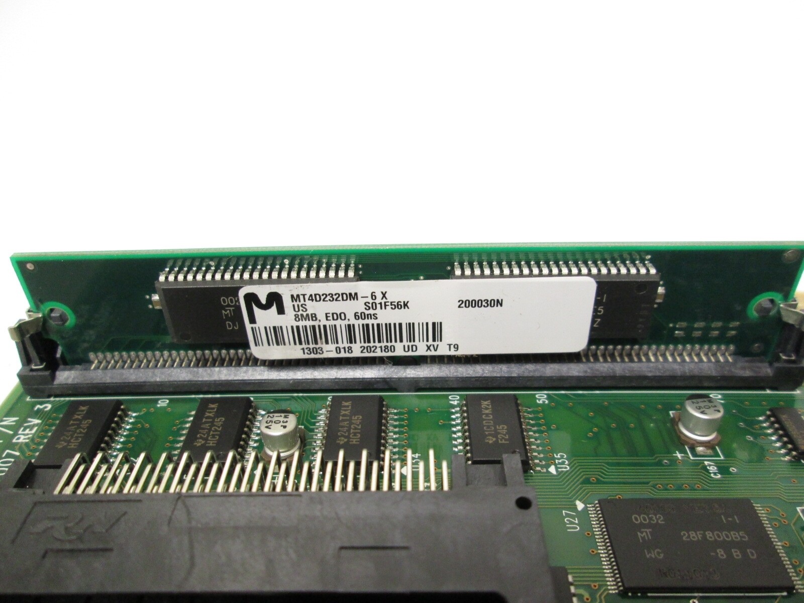 Zebra 47004 Main Logic Board w/ Backpanel, Power Filter, 8MB RAM