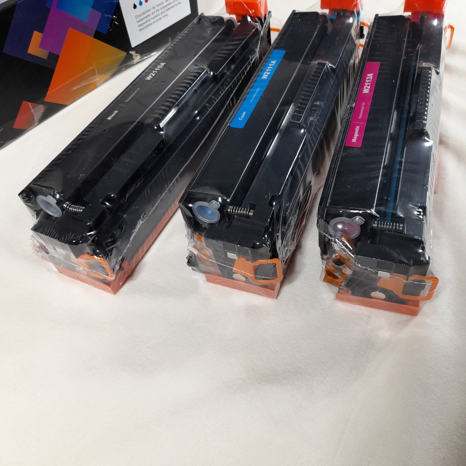 NEW~W2110A Toner Compatible for HP 206A LaserJetPro (Black, Magenta and Cyan)