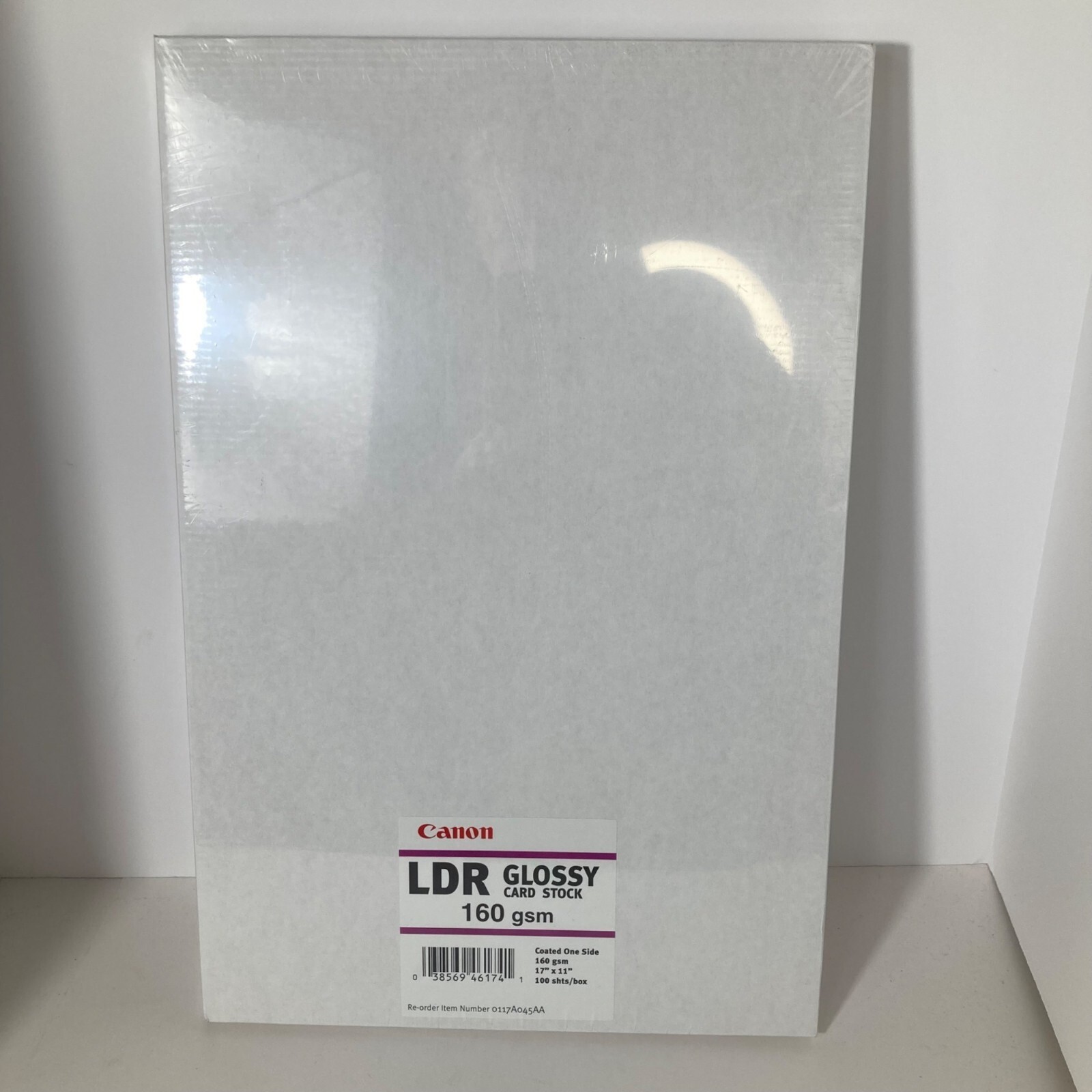Canon LDR Glossy Card Stock 160 gsm 100 sheets Coated One Side 17 x 11″ #2