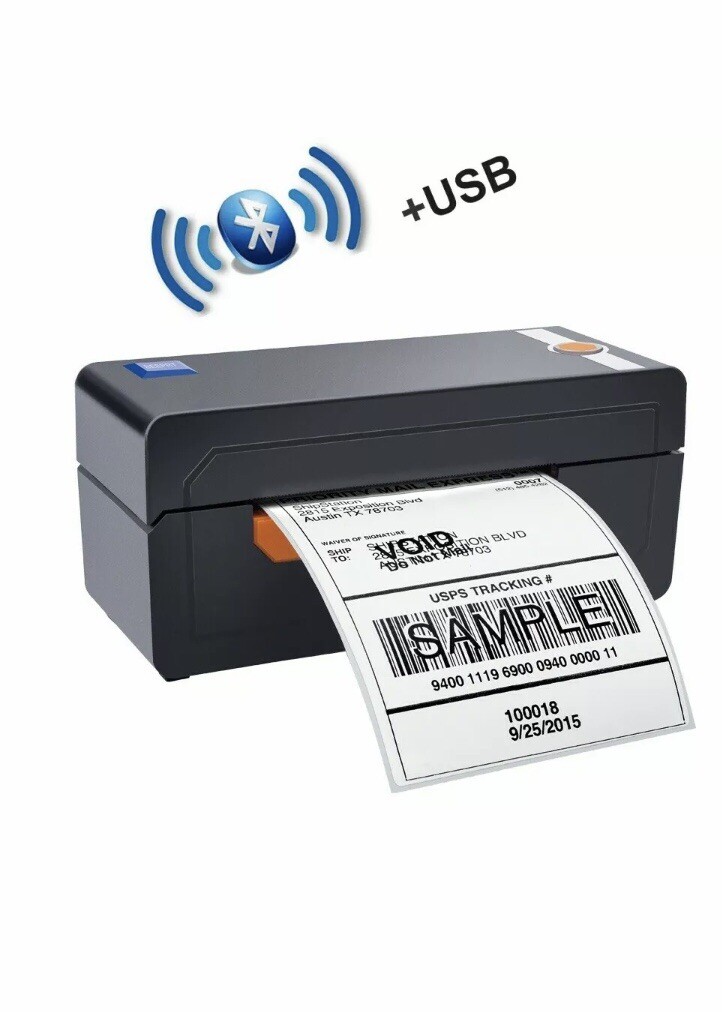 BEEPRT 4×6 High Speed Thermal Shipping Label Barcode Printer USB and Bluetooth