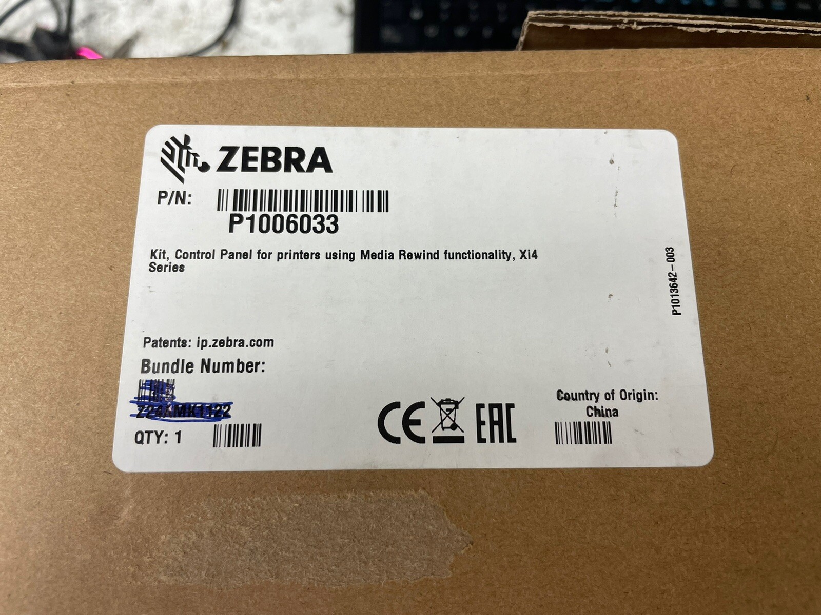 OEM 23800-001 P1006033 Control Panel for Zebra 110Xi4 140Xi4 170Xi4 220Xi4