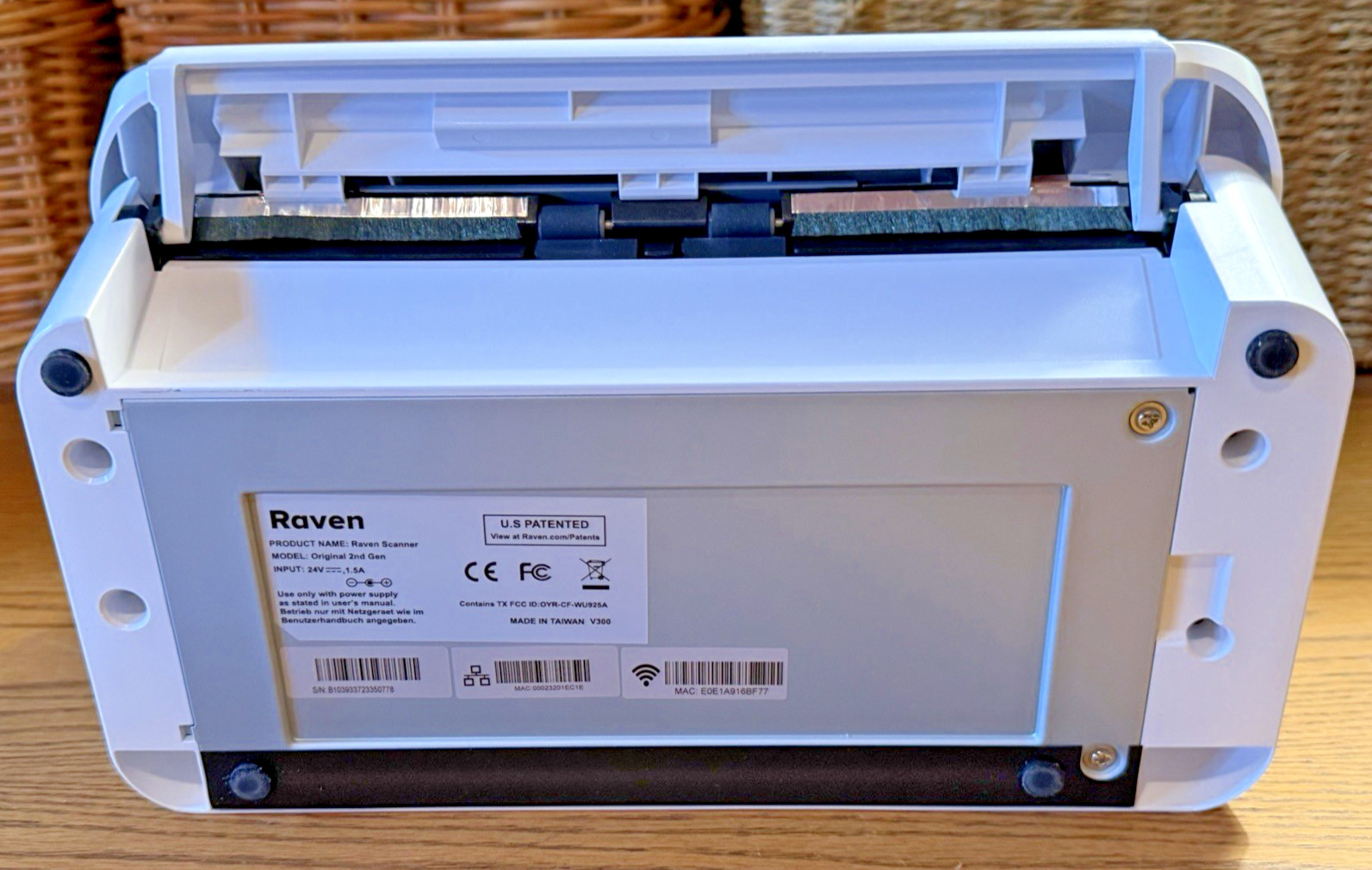 Raven Scanner Original 2nd Gen Duplex Document Scanner 8″ Touchscreen WITH BOX