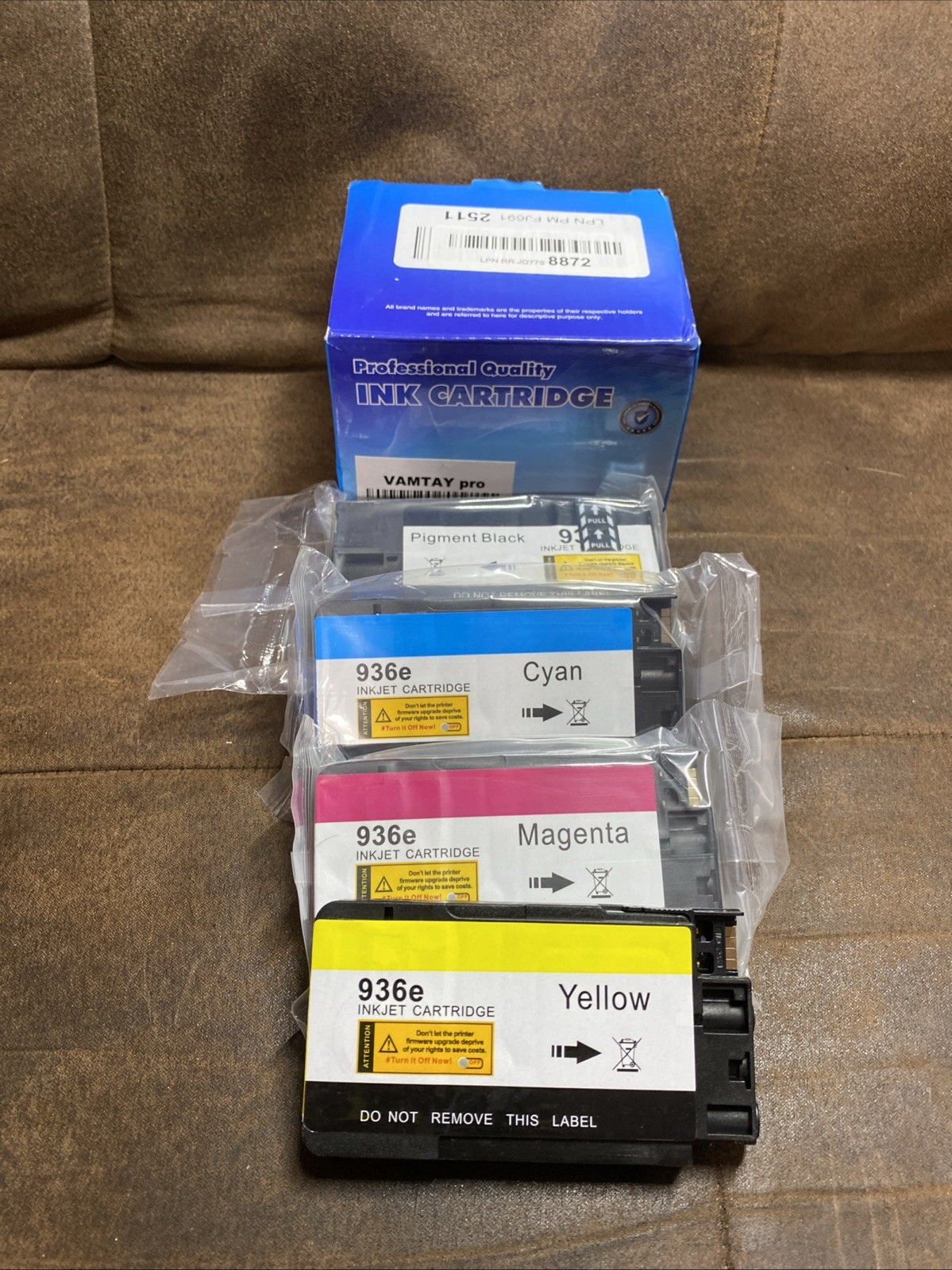 936E 936XL Ink Cartridge (4-Pack) for HP OfficeJet 9120 9135e 9120e 9110 9730e