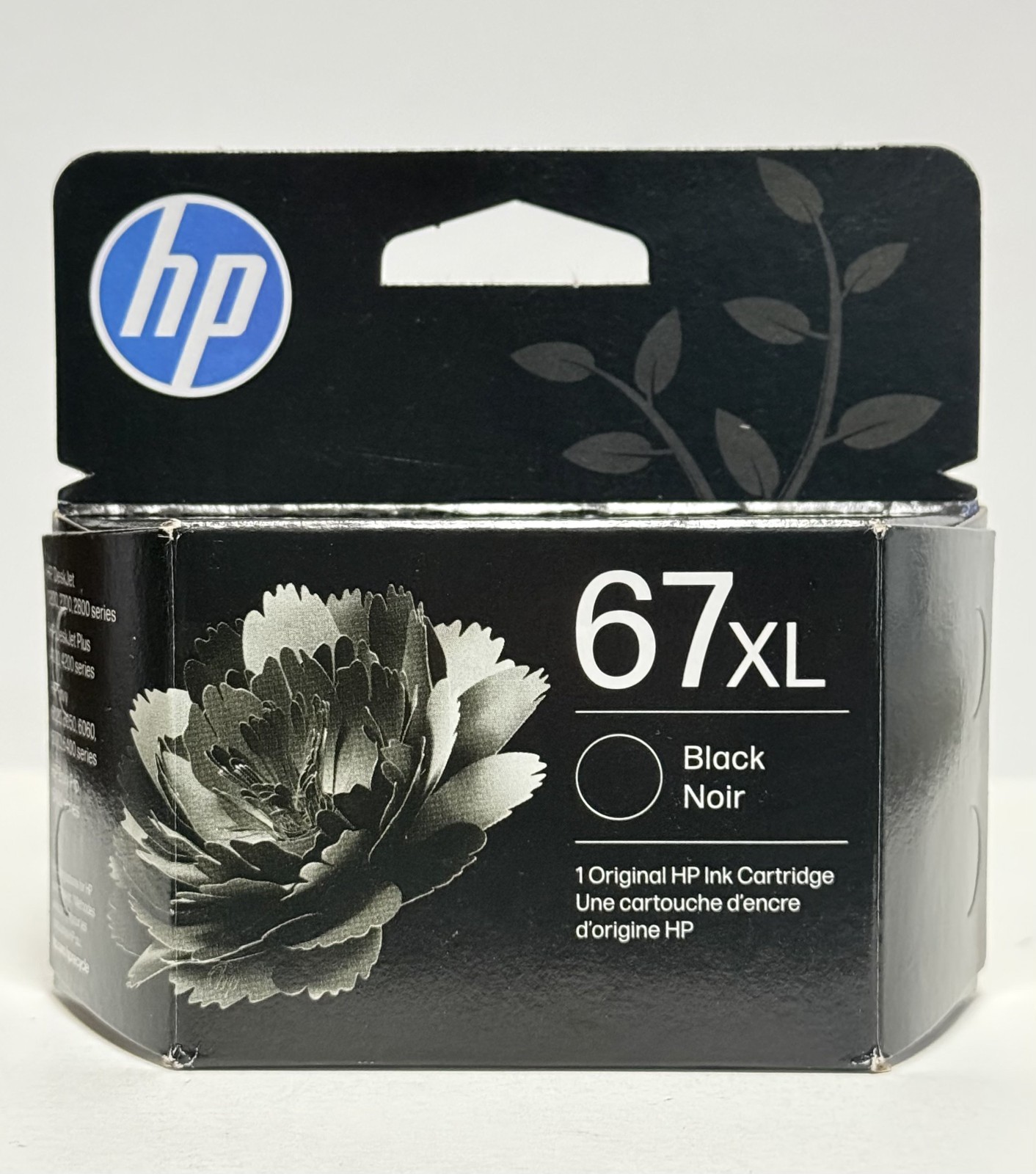HP 67XL Black High-Yield Ink Cartridge (3YM57AN#140) Exp: 11/2026+