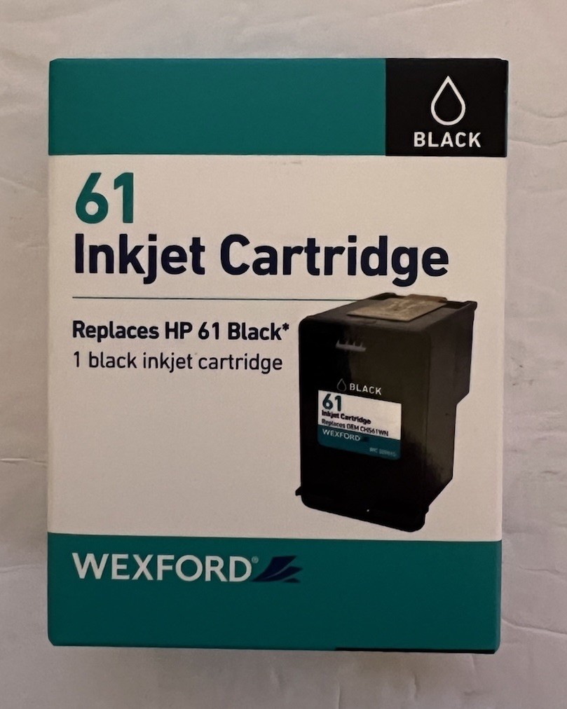 Wexford 61 Black Ink Cartridge HP 61 Black Replacement