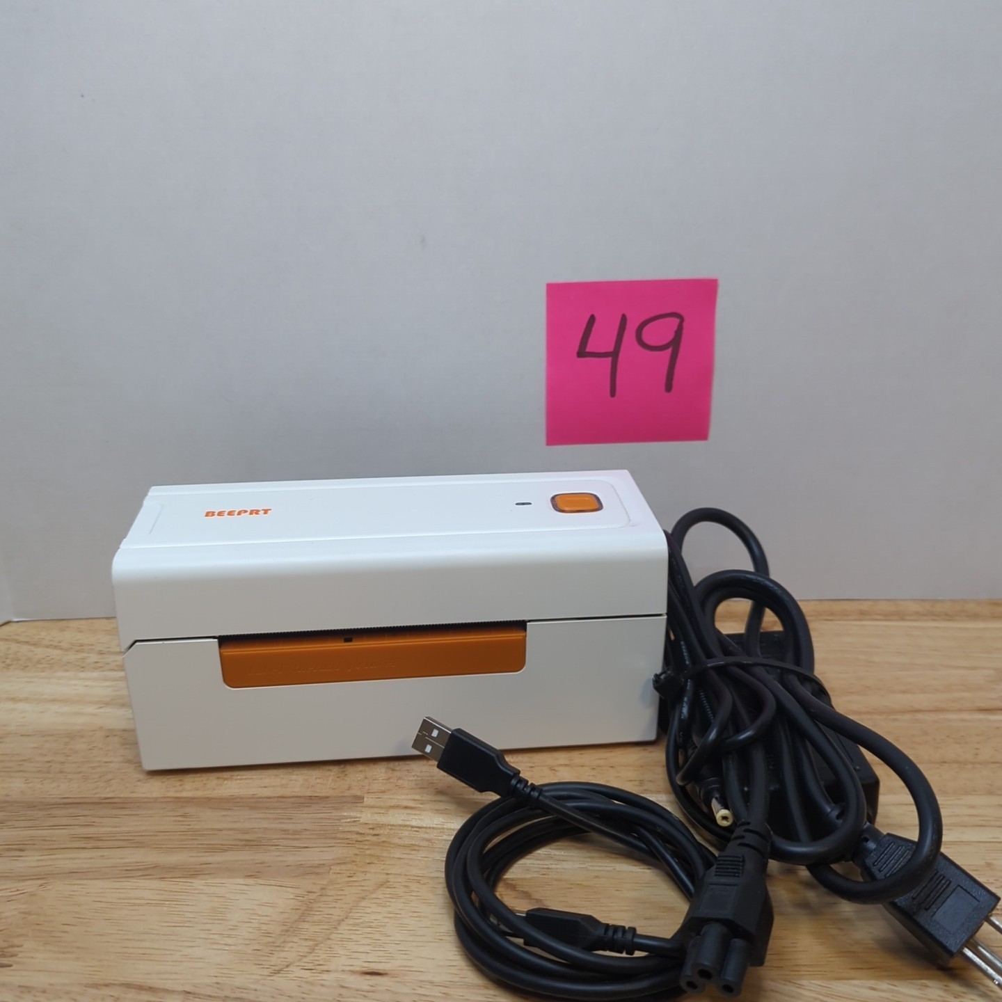 Beeprt Bluetooth Thermal Label Printer BY480BT White READ!!