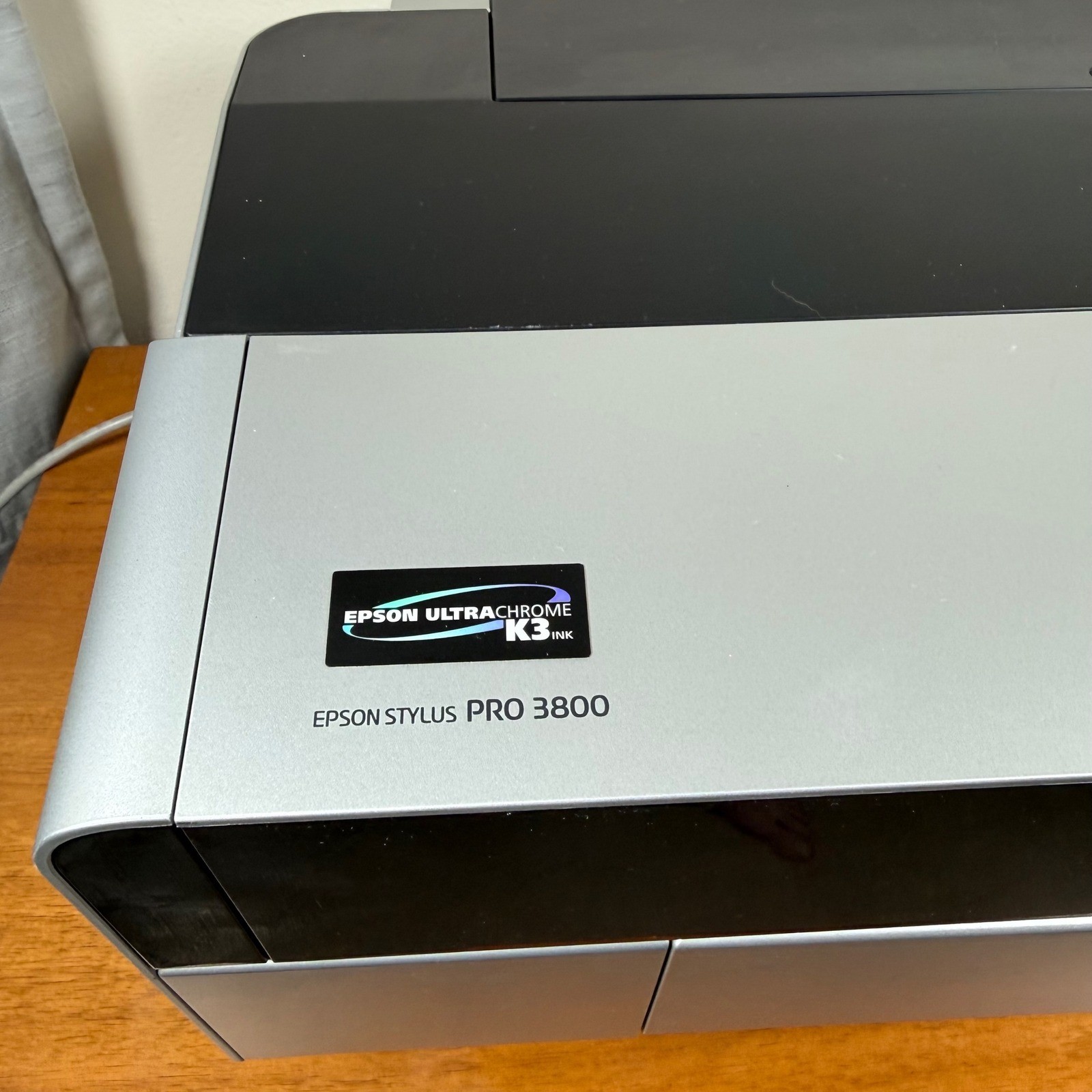 Epson Stylus Pro 3800 Wide Format Inkjet Printer UltraChrome K3 Silver Black