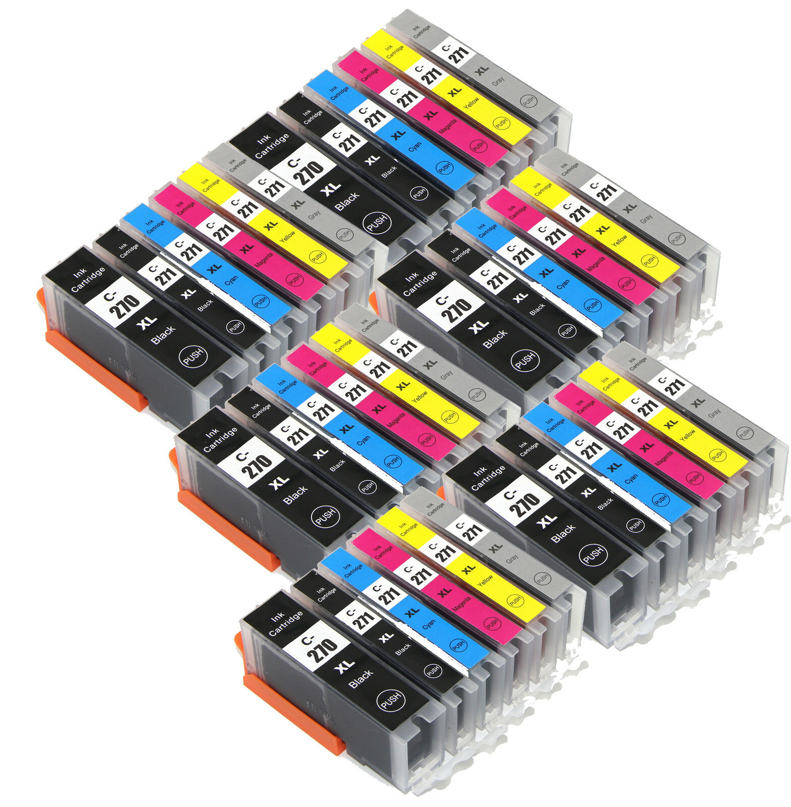 36PK Custom Ink Pack (See Description for Quantities)