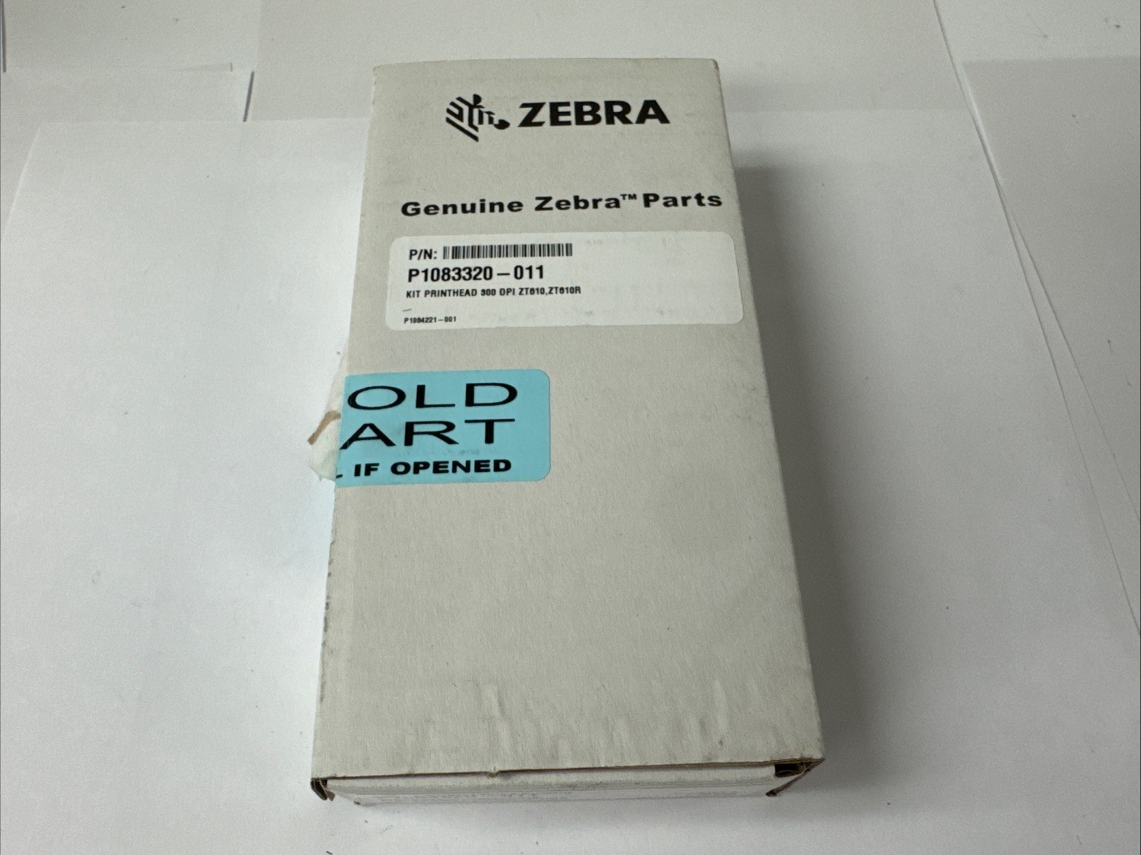 Genuine Zebra ThermalPrinthead 300 dpi ZT610Label Barcode P1083320-011 USED
