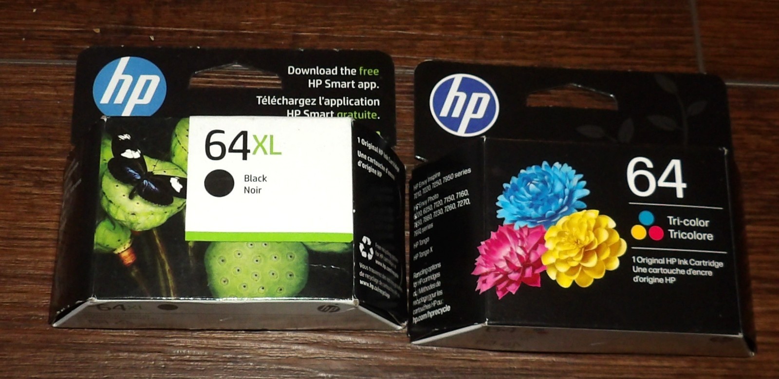 HP 64XL Black 64 Tri Color Ink Cartridges Dated 2026 2027