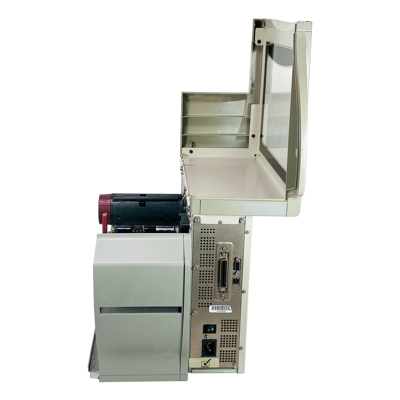 BUNDLE ! Zebra S4M Industrial Thermal Transfer Label Printer 300 dpi USB Serial