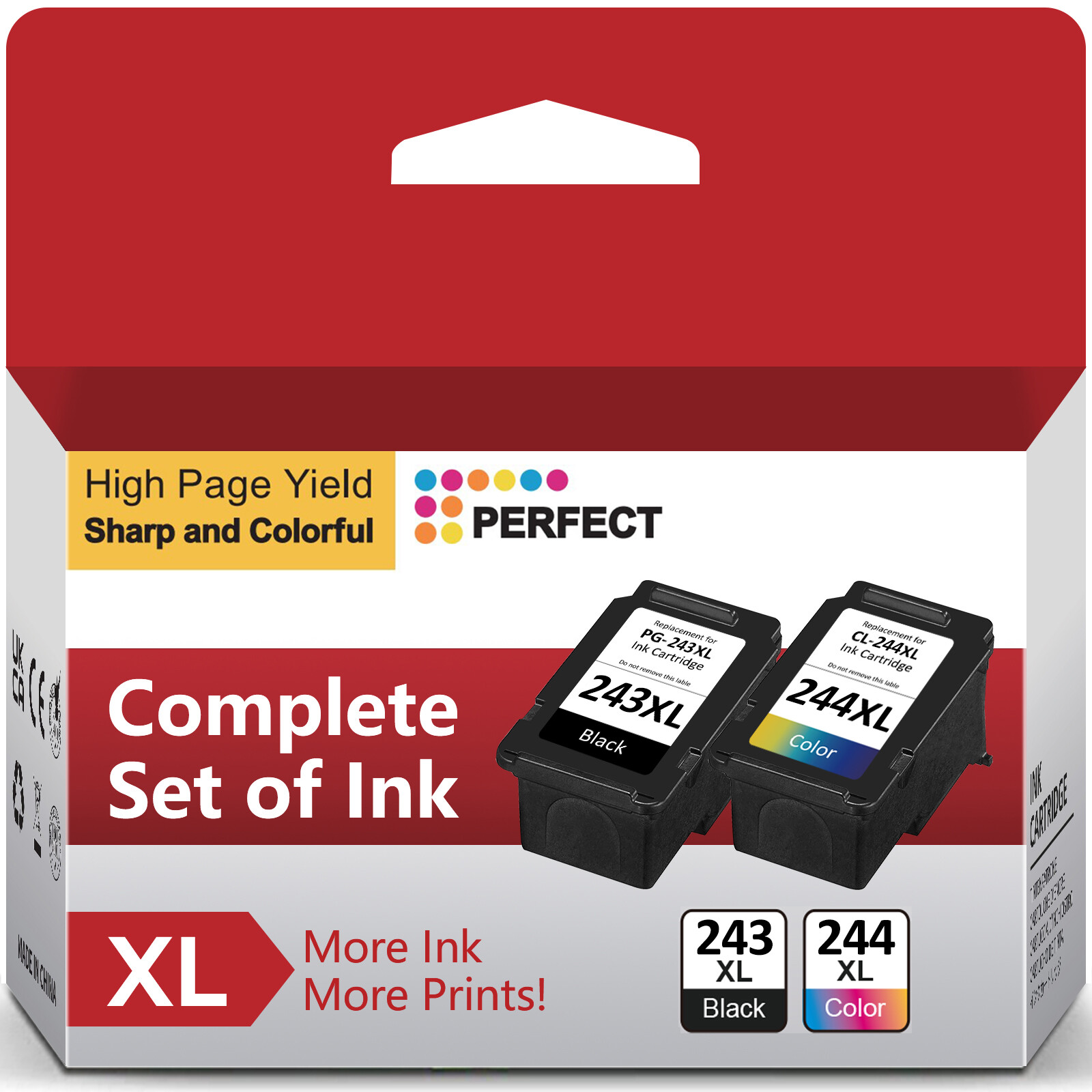 PG-243XL CL-244XL Ink Cartridge For Canon PIXMA MG2920 MG2922 MG2924 MX492 Print