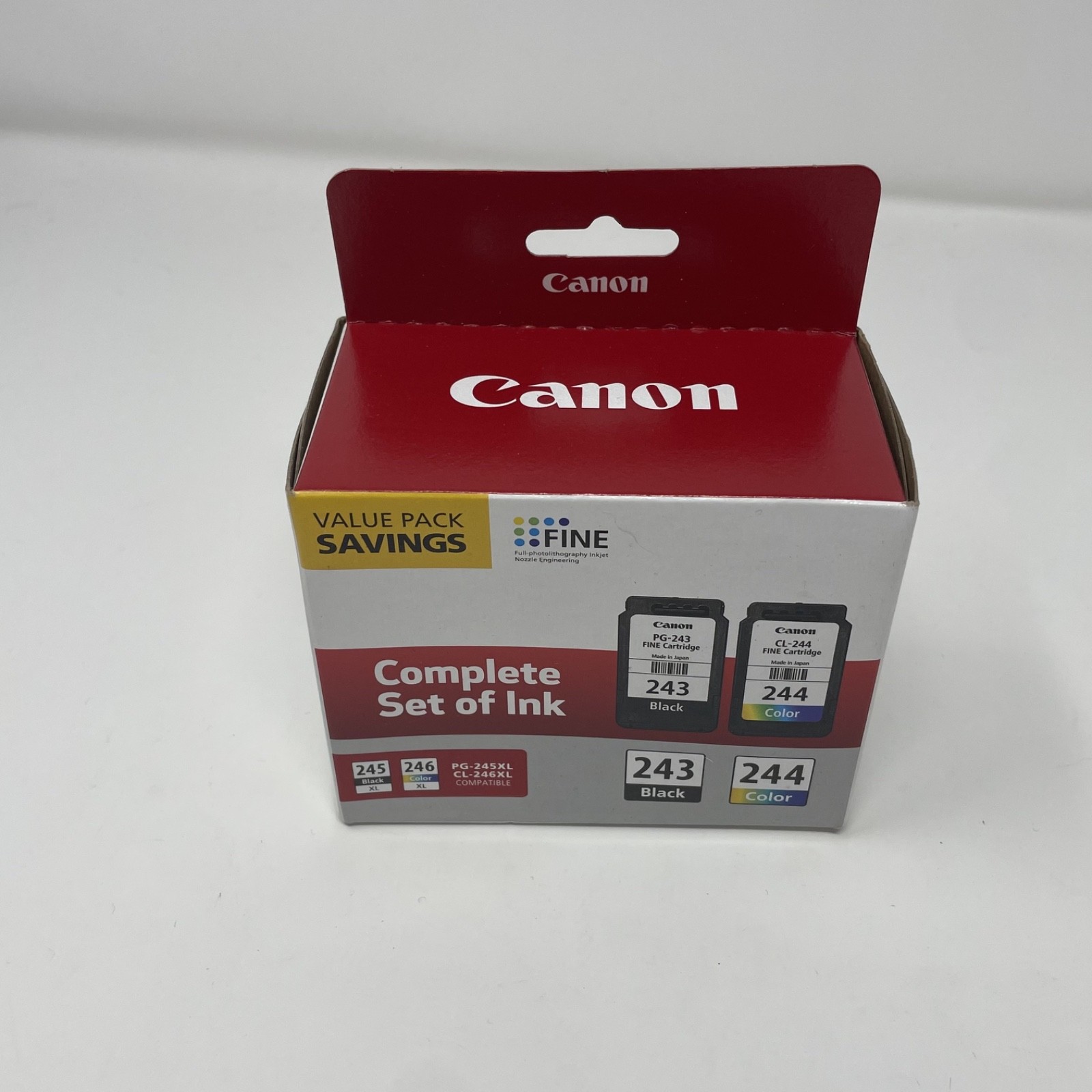 Canon PG-243 & CL-244 Genuine Ink Cartridge Set