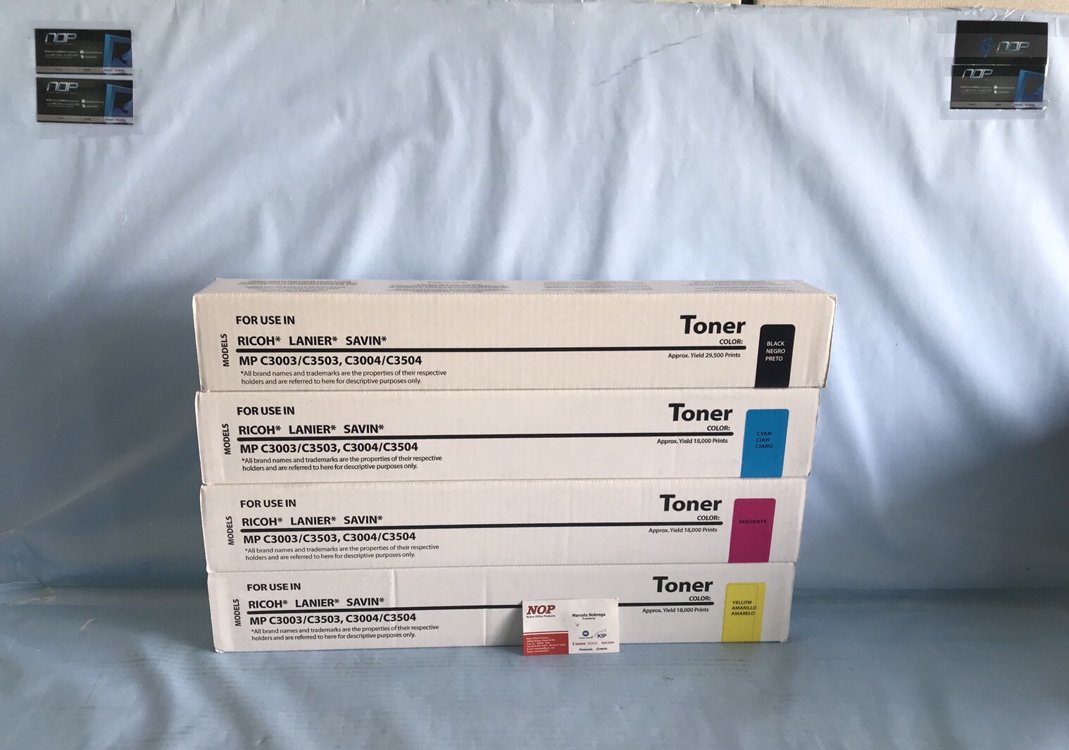 SET RICOH TONER MP C3003 C3503 C3004, C3504 841813, 841816, 841815, 841814 #