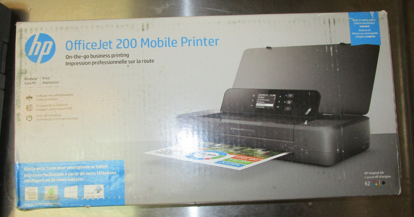 HP OfficeJet 200 Mobile Printer (Water damaged box) New Other