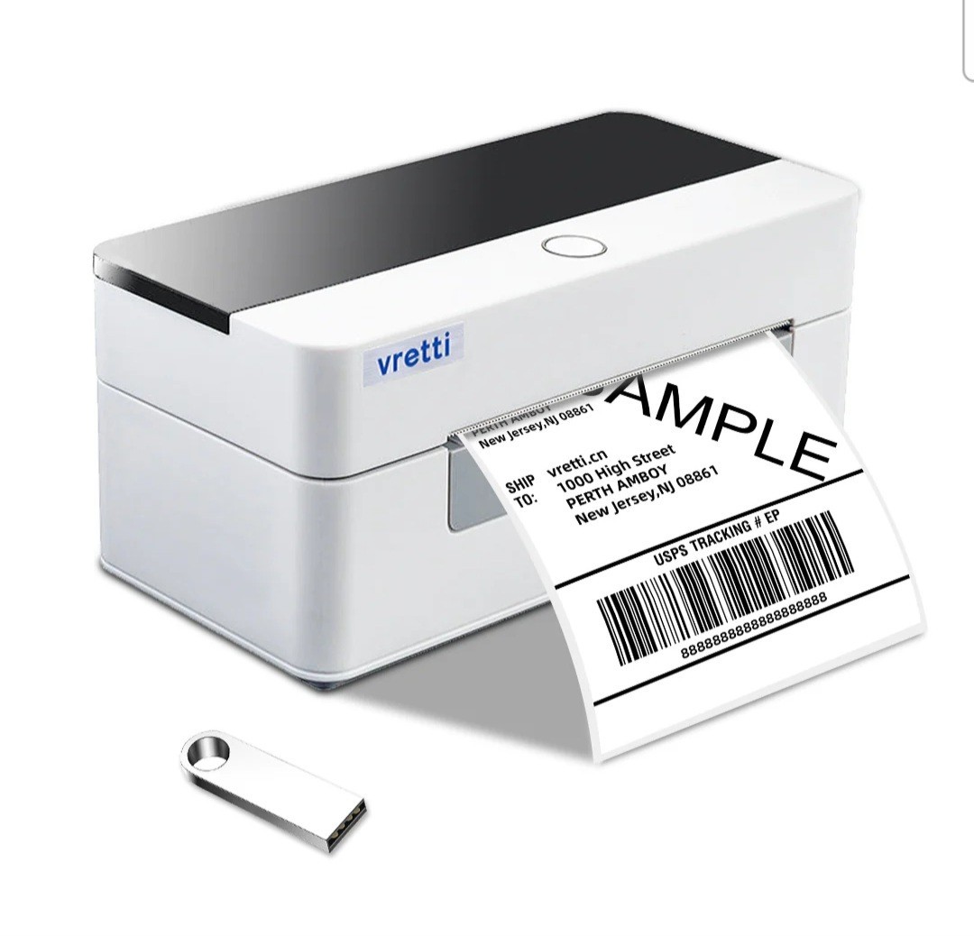 Vretti Label Printer, Mini Printer, D463B