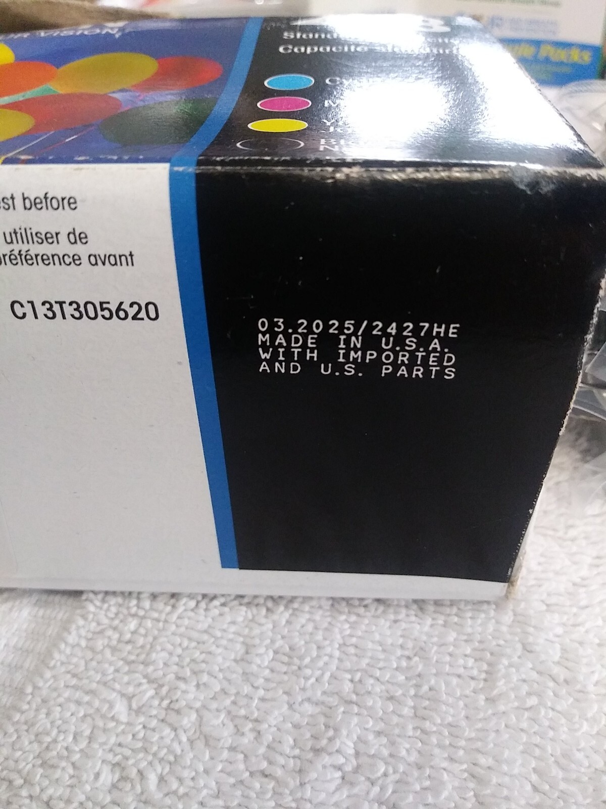 Epson 288 (T288120BCS) Ink Cartridges BLACK, CYAN, MAGENTA, YELLOW- Open Box
