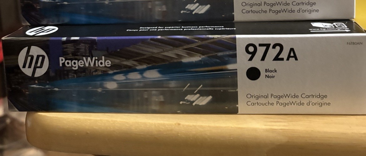 HP F6T80AN 972A PageWide Ink Cartridge – Black July 28 Nov 28