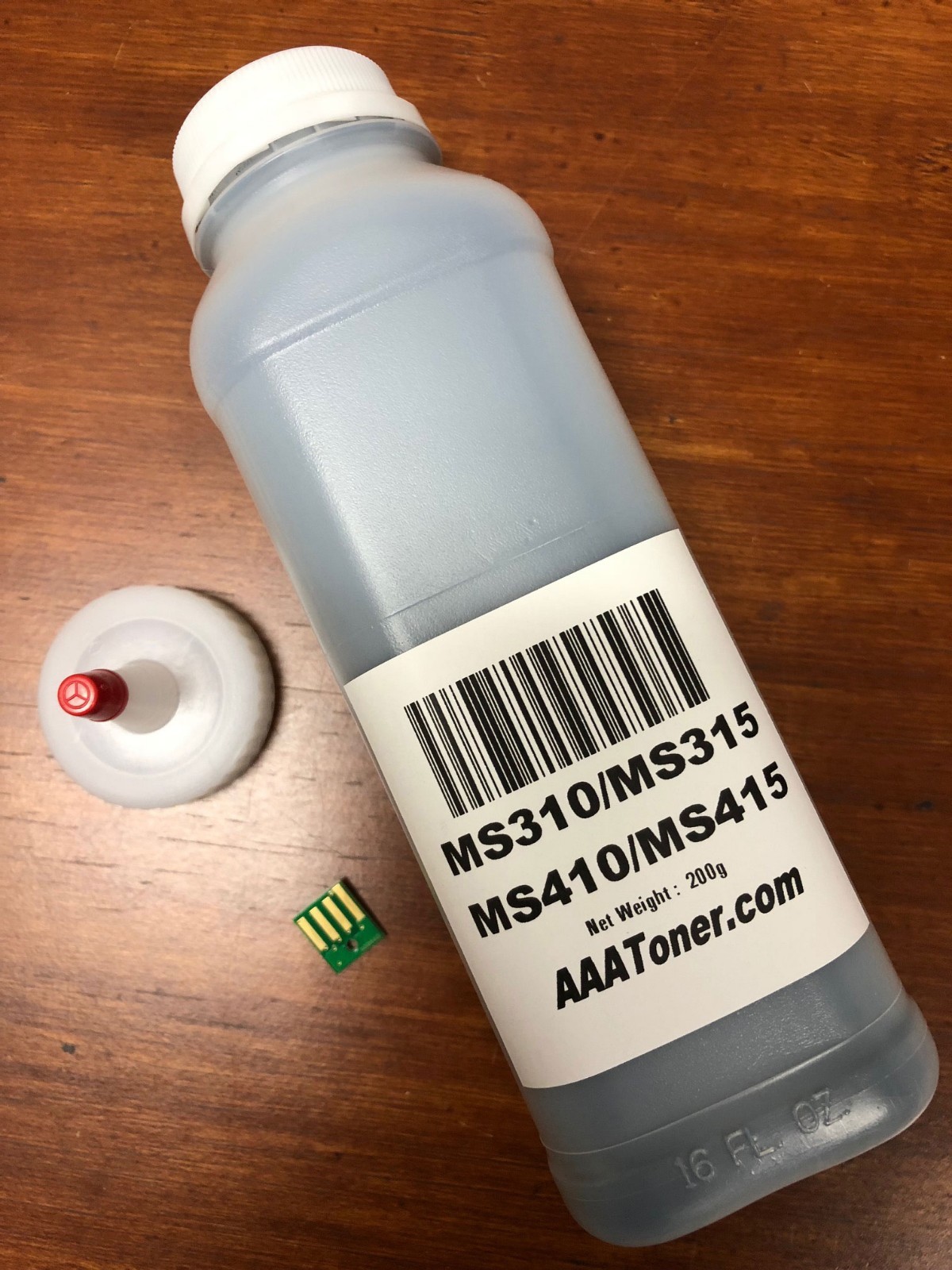 (200g) Toner Refill for Lexmark MS310 MS312 MS315dn MS410dn MS415dn + Chip (USA)